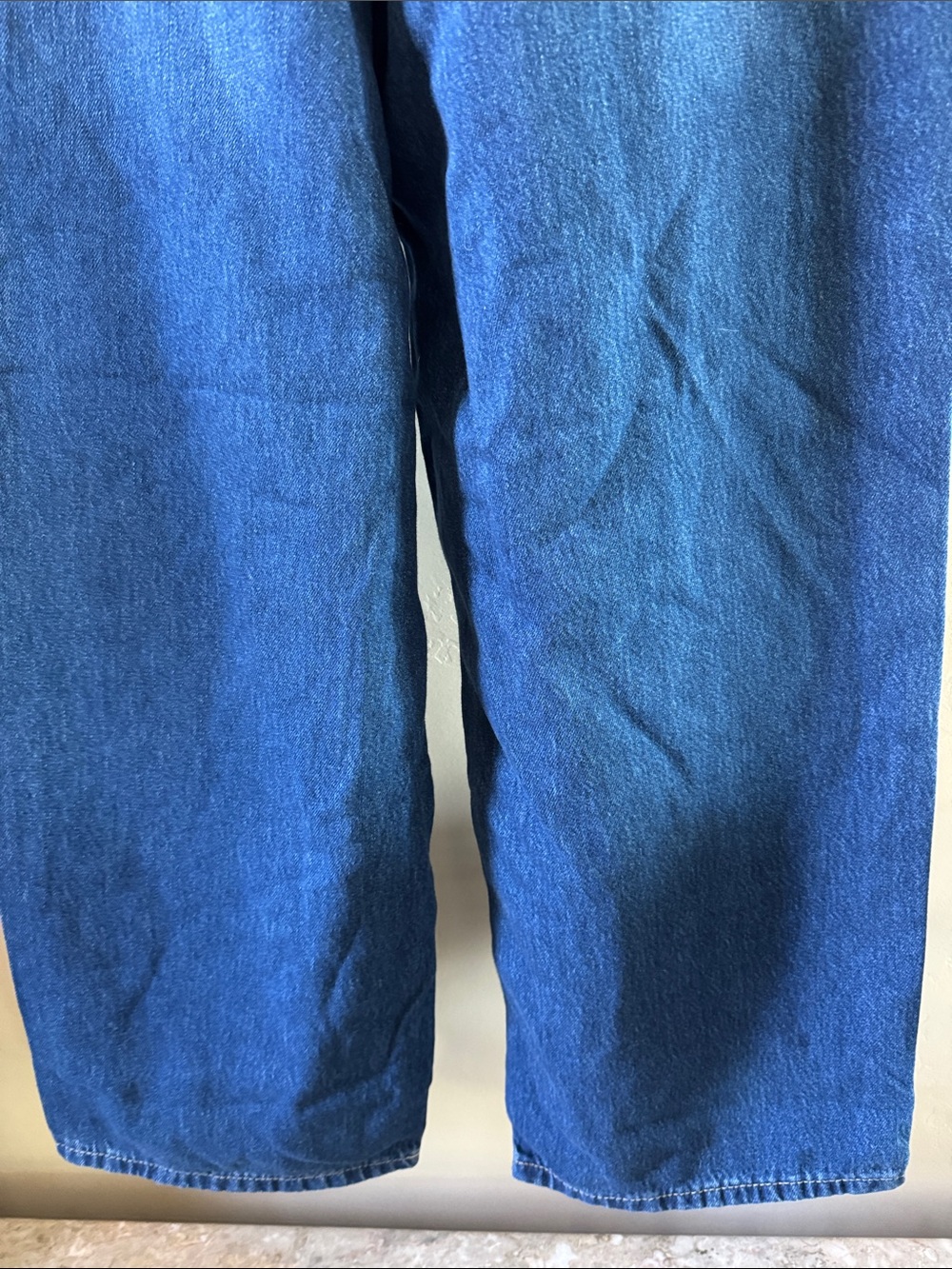 We The Free Wide Leg Jeans in Deep Blue Denim - Picture 7 of 9